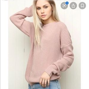 Brandy Melville Pink Sweater